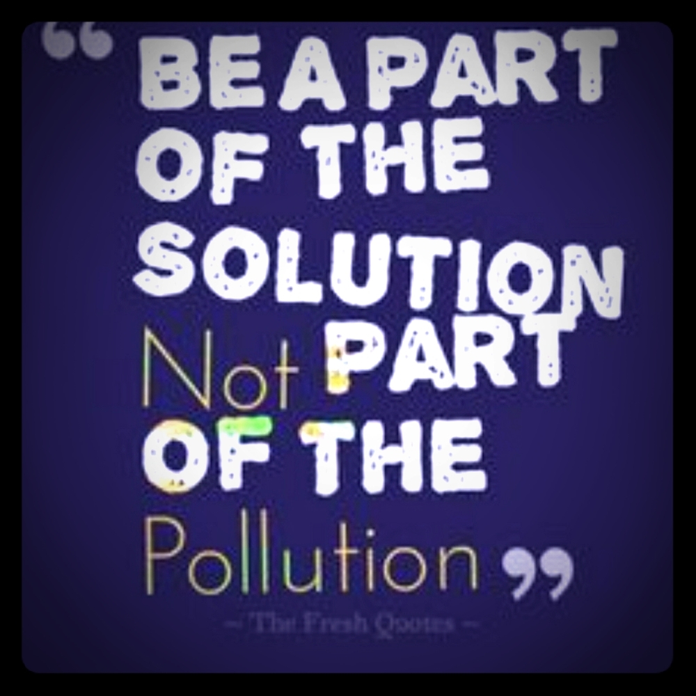 Be a part of the solution
